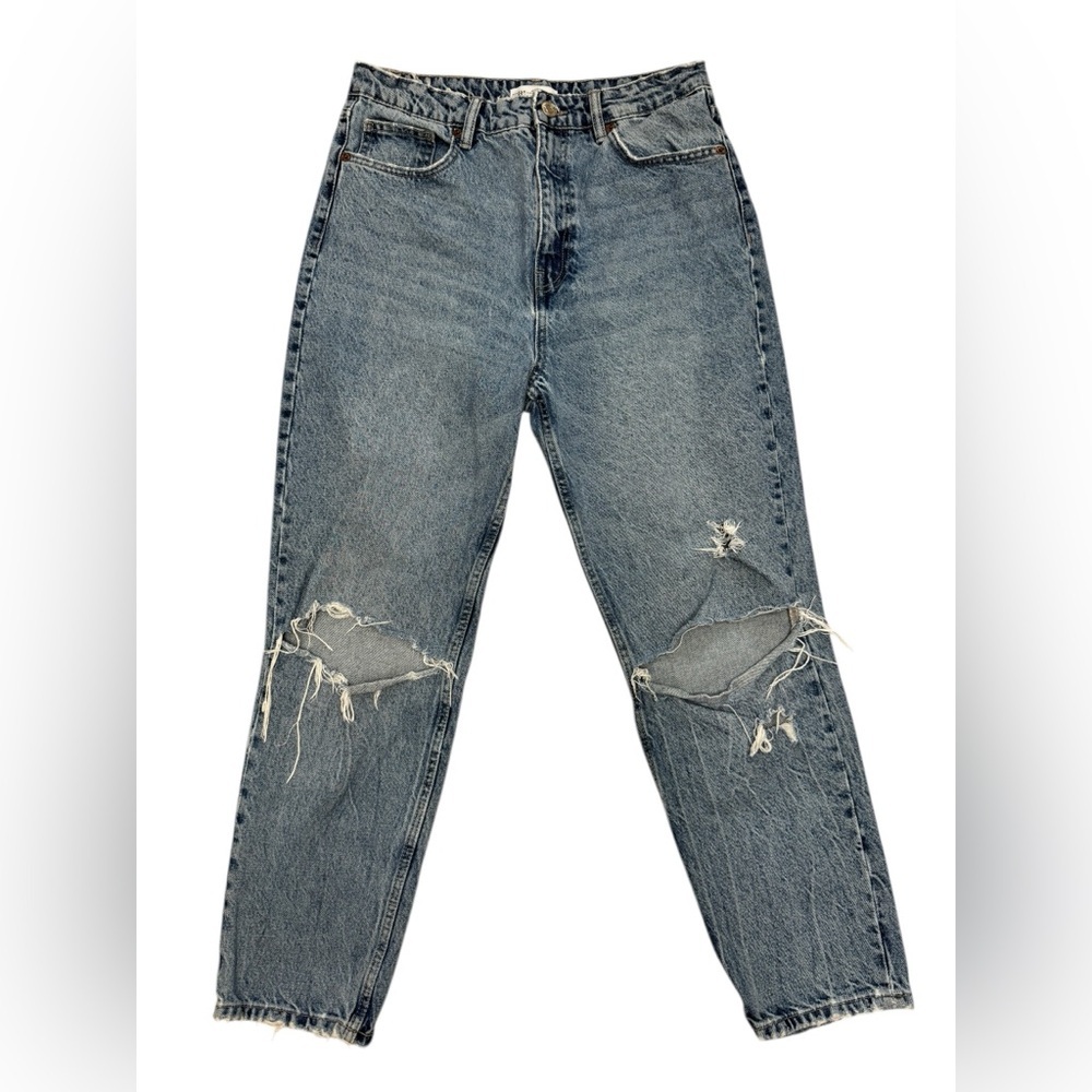 Zara Light Blue Denim Pants